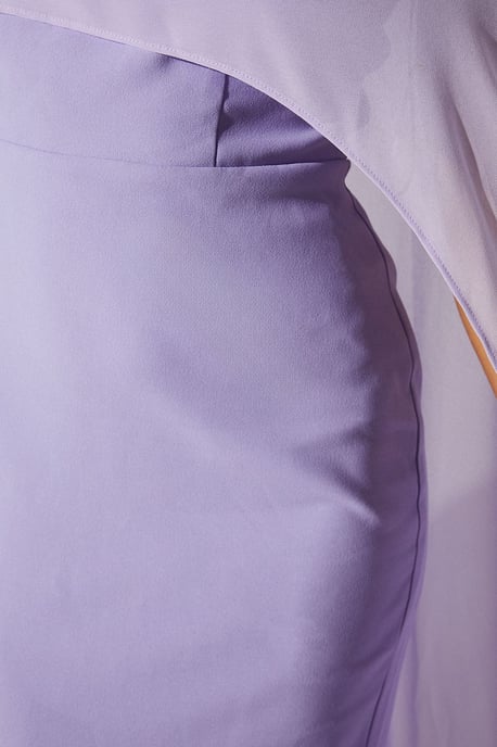 Cape Sleeve Maxi Dress