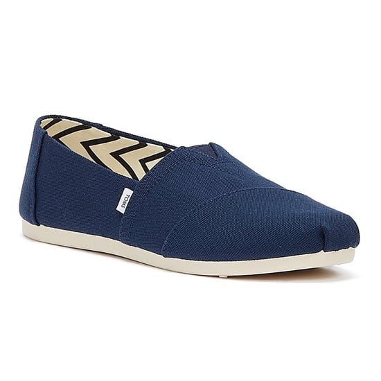 TOMS Alpargata Katoen Canvas Dames Navy Espadrilles - Image 2