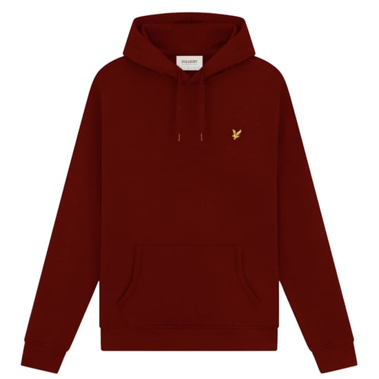 Lyle & Scott merk Gala rode pull-over hoodie - Image 1