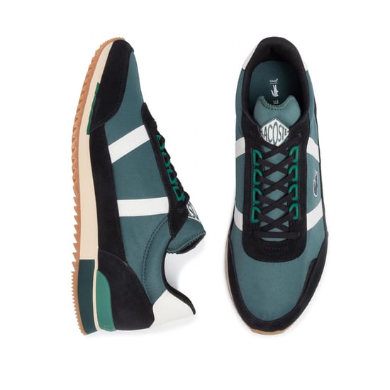 Lacoste Partner Retro 319 1 SMA Mens Green/Black Trainers