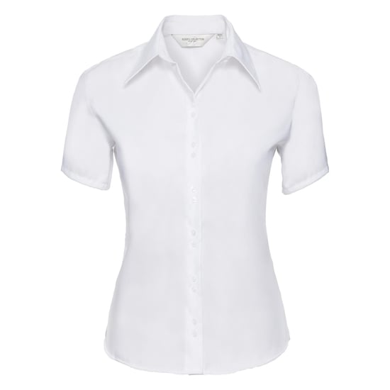 Russell Collectie Dames/Dames Korte Mouwen Ultiem Niet-Ijzershirt (Wit) - Image 1