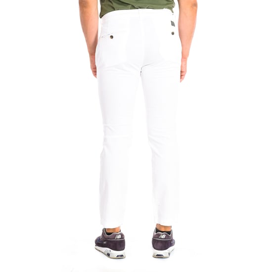 Long trousers with straight cut and hems TMT014-TL121 for men