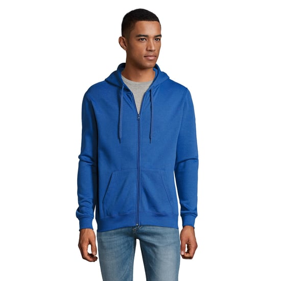 SOLS Herenstenen Ritssluiting in de vorm van een gewone Hoodie (Koningsblauw) - Image 4