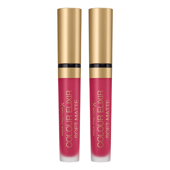 2 x Max Factor Colour Elixir Soft Matte Liquid Lipstick - 025 Framboos - Image 1
