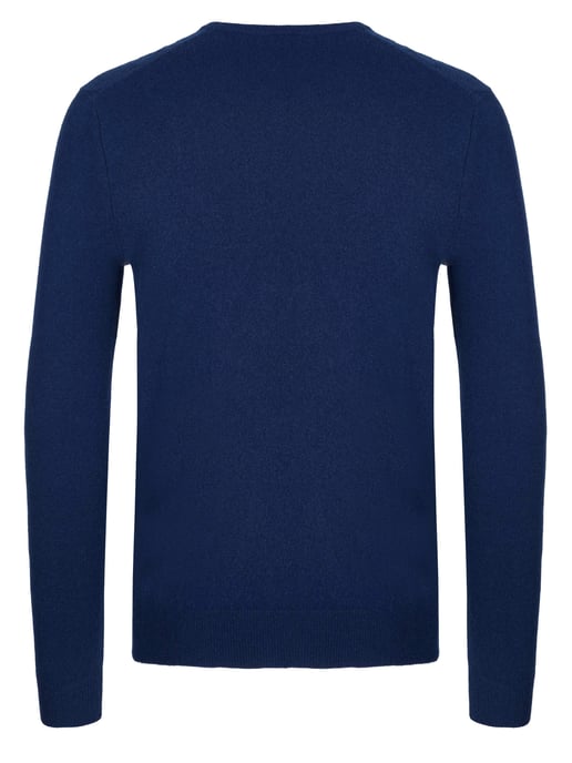 Malo Optimum kasjmier trui donkerblauw - Image 2