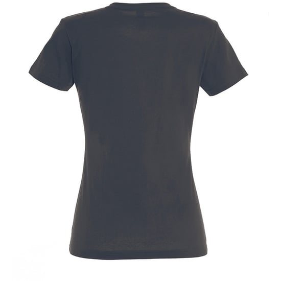 SOLS Dames/dames Imperial Heavy Short Sleeve T-Shirt (Donkergrijs) - Image 2