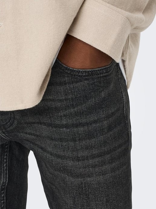 Loom Slim Zwarte Jeans - Zwart - Image 2