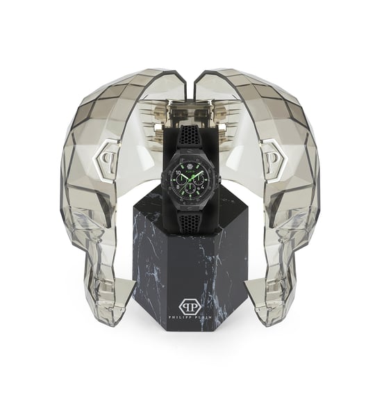 Philipp Plein Plein Chrono Royal Heren Zwarte Horloge PWPRA0624 - Image 4