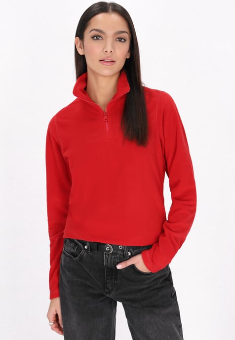 Mymo Fleece trui Dames rood - Image 3