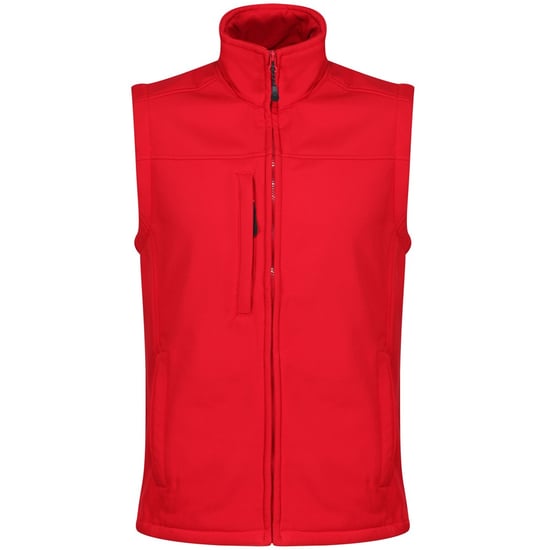 Regatta Heren Flux Softshell Bodywarmer / Mouwloos Jasje Waterafstotend en Windbestendig (Klassiek rood) - Image 1