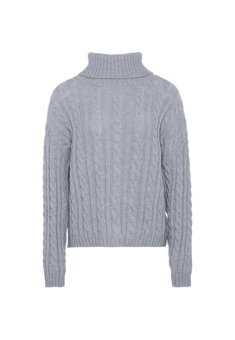 Mymo Jumper Dames licht grijs melange - Image 1