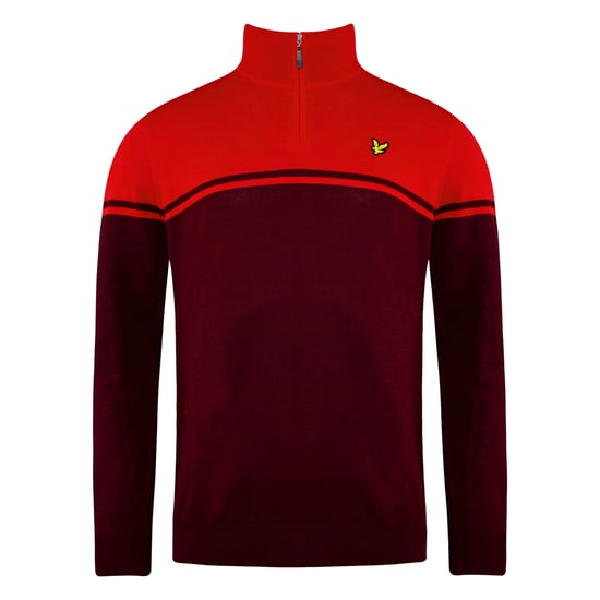 Lyle & Scott Croft Golf Heren Rode Trui - Image 1