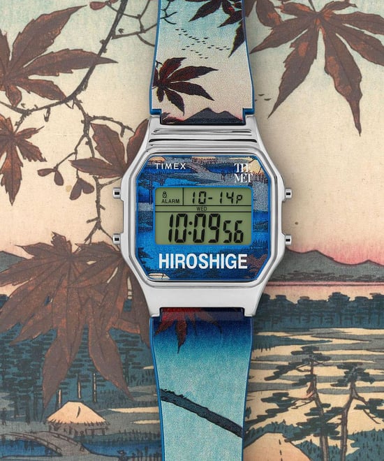 Timex The Met X Hiroshige Unisex Horloge Multi TW2W25300 - Image 5