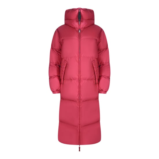 Parajumpers Sleeping Bag Reversible Red Long Hooded Down Jacket