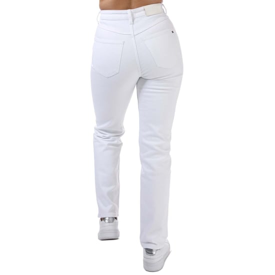 Dames Tommy Hilfiger Classic Straight Jeans in Wit - Image 2