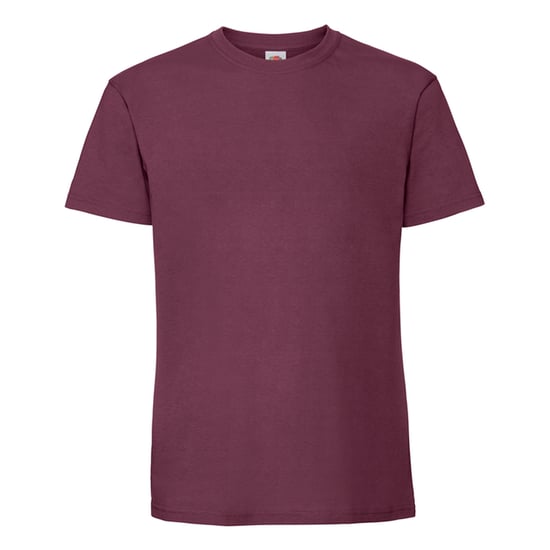 Fruit of the Loom Heren Iconic Premium Ringspun Katoen T-Shirt (Bourgondië) - Image 1