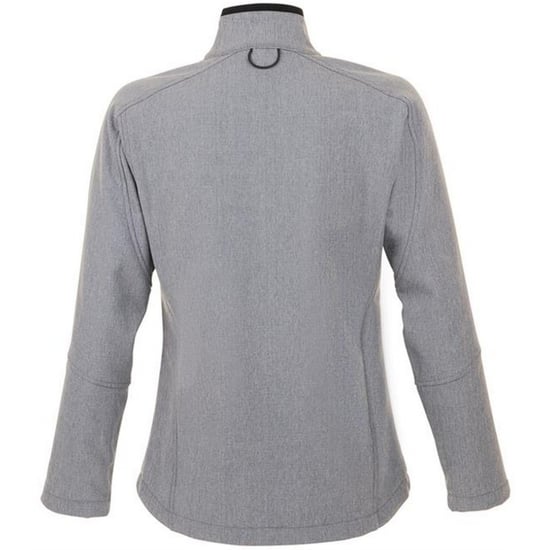 SOLS Womens/Ladies Roxy Soft Shell Jacket (Breathable, Windproof And Water Resistant) (Grey Marl)