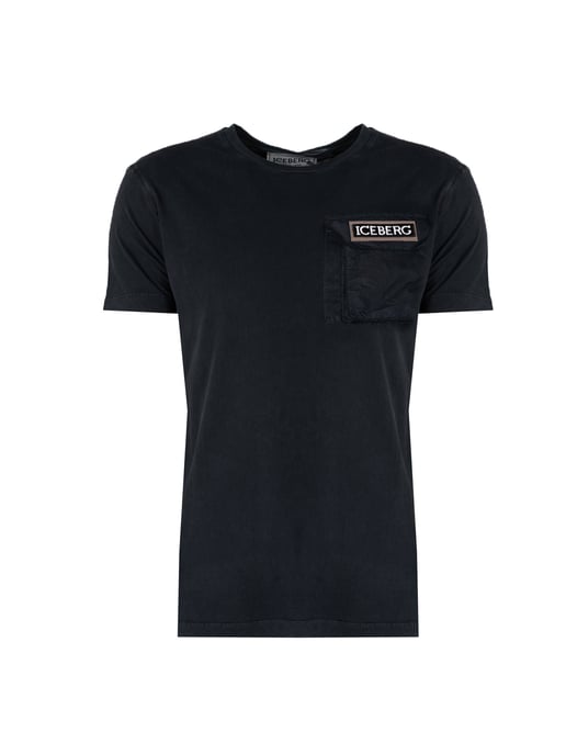 Iceberg T-Shirt C-Neck Mannen zwart - Image 1