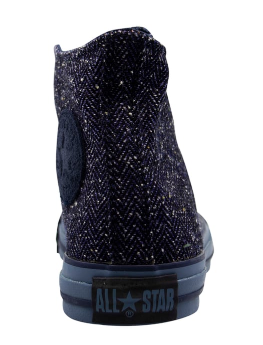 Converse Chuck Taylor Herringbone Mens Navy Plimsolls