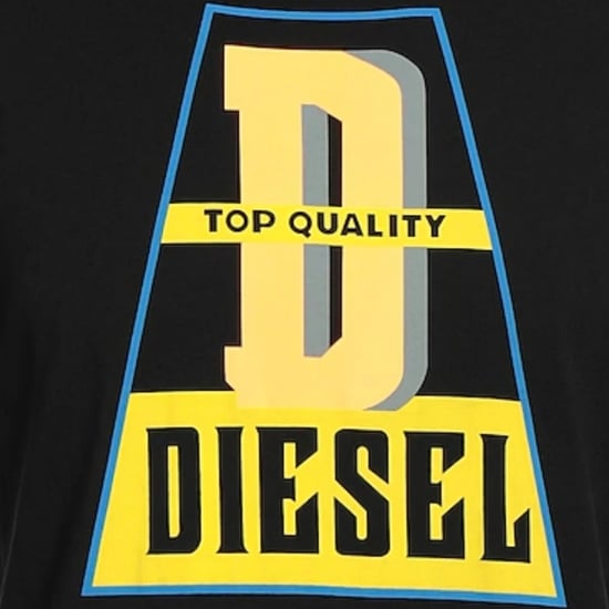 Diesel topkwaliteit logo zwart T-shirt - Image 2
