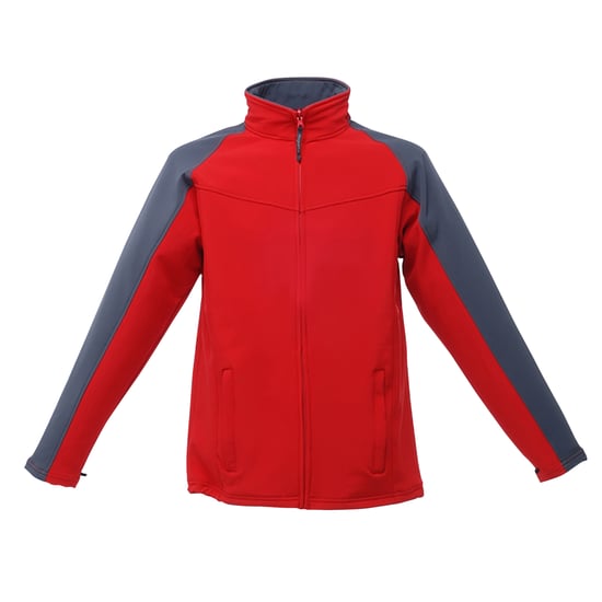 Regatta - Heren Uproar Softshell Windbestendige Fleece Vest (Rood/Grijs) - Image 1
