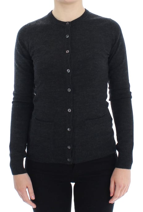 Dolce & Gabbana Vrouwentrui Grijs wollen vest met knopen - Image 1