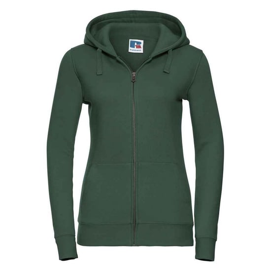 Russell Womens/Ladies Authentic Full Zip Hoodie (Bottle Green)
