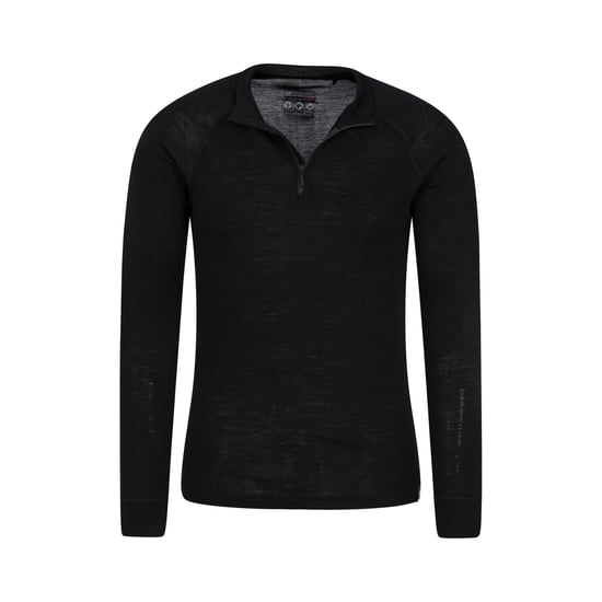 Mountain Warehouse Heren Merino II Base Layer Top (Zwart) - Image 4