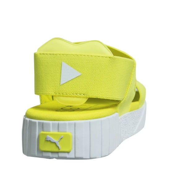 Puma Cali x Selena Gomez Womens Yellow Sandals