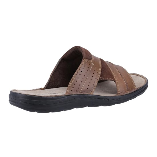 Hush Puppies Heren Archer Leren Muiltjes (Tan) - Image 2