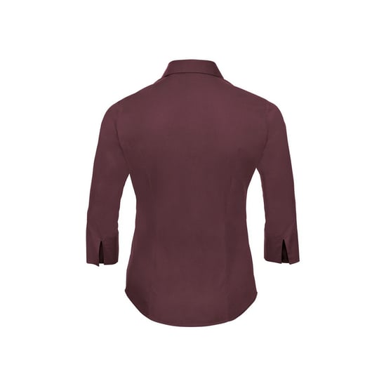 Russell Collection Dames/Dames Easy-Care 3/4 mouw Formeel Overhemd (Haven) - Image 2