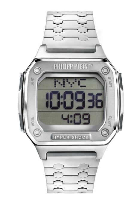 Philipp Plein Hyper $hock Unisex Horloge Zilverkleurig PWHAA0521 - Image 1