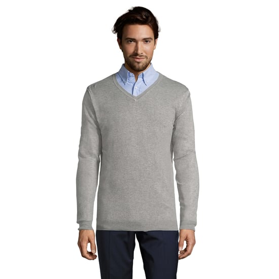 SOLS Heren Glory Sweater Top (Grijze Melange) - Image 1