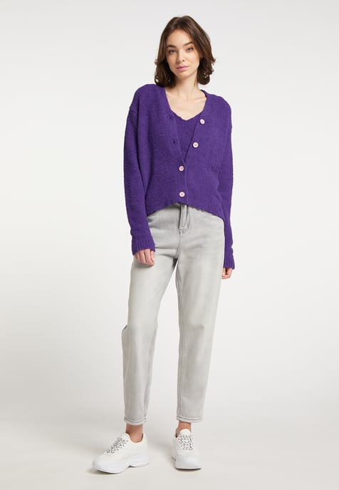 Mymo Knittwinset Blonda Dames paars - Image 3