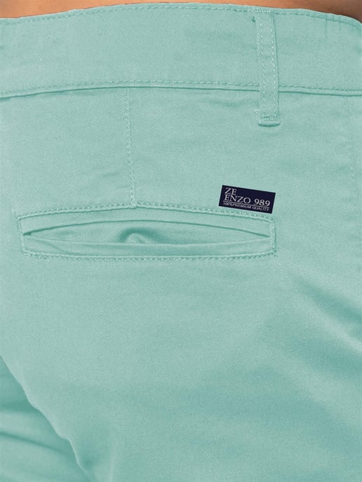 Enzo Heren Slim Fit Stretch Chino Korte Broek - Image 3