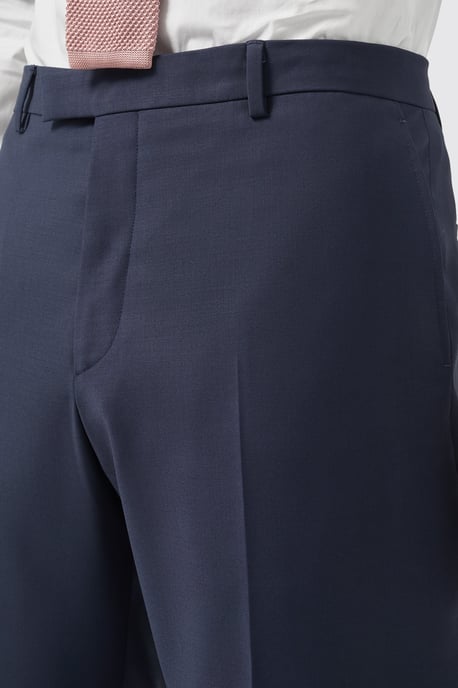 Buscot Slim Fit Navy Trousers