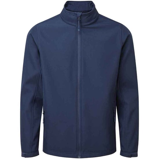 Premier Heren Windchecker gerecyclede softshell jas (Marine) - Image 1