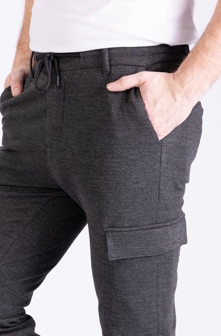 Jakob Mens Joggers Black Skinny Fit