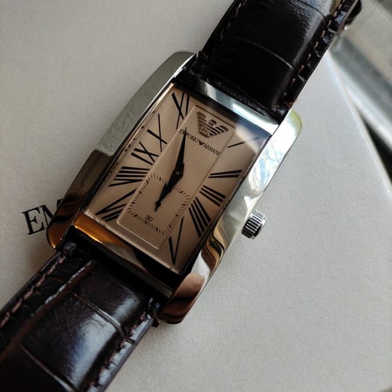 Emporio Armani AR0154 Klassiek Bruin Herenhorloge - Image 2