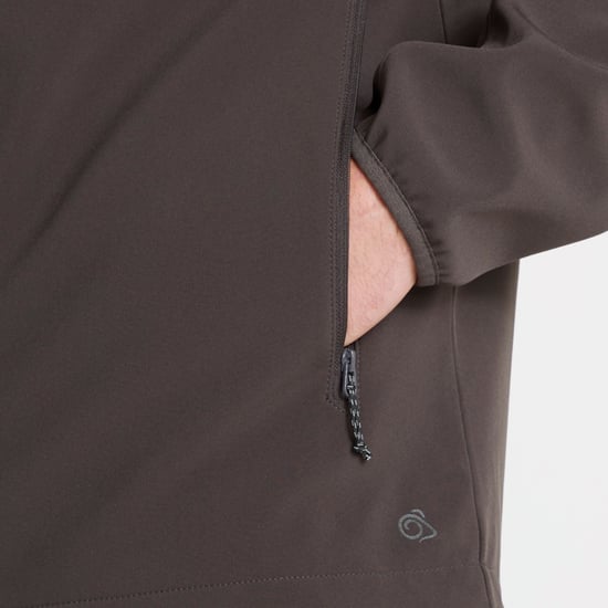 Craghoppers Mens Expert Basecamp Soft Shell Jacket (Carbon Grey)