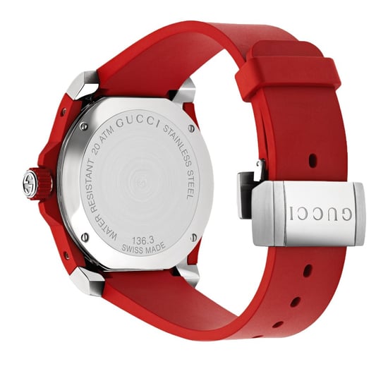 Gucci YA136309 Dive zwarte wijzerplaat siliconen herenhorloge - Image 2