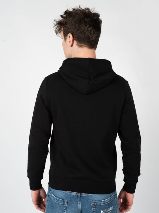 Iceberg blouse Hoodie Mannen zwart - Image 4