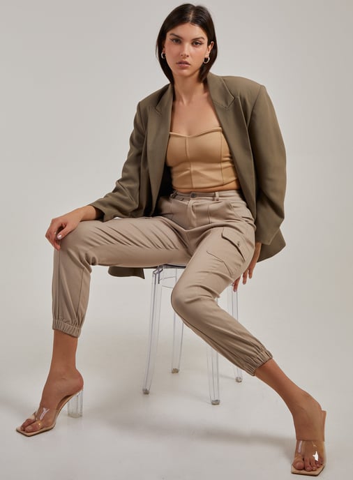 Utility Stretch Cargo Trousers