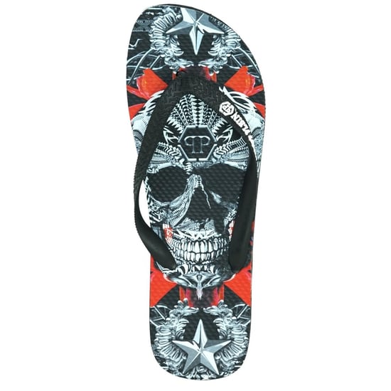 Philipp Plein Doodskop Zwarte Flip-Flops - Image 3