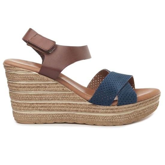 Platform sandal Montevita in Blue