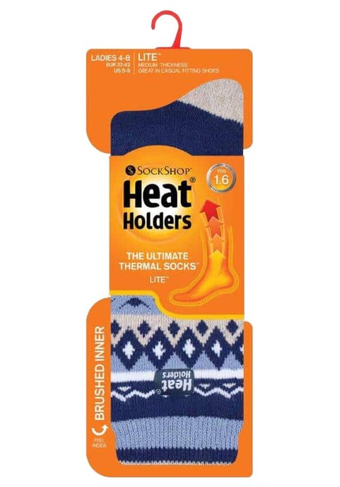 Heat Holders Thermische sokken met dun patroon voor dames - Holmcroft - Image 2