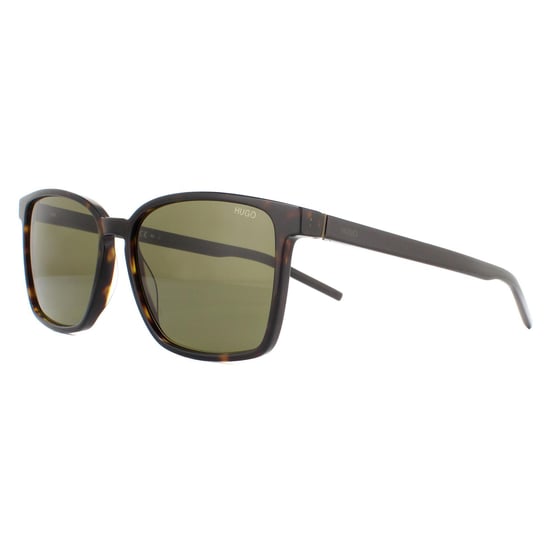 Hugo van Hugo Boss Square Mens Havana groene zonnebril - Image 2