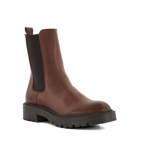Dune Ladies Picture - Leather Cleated Biker Boots - Image 1