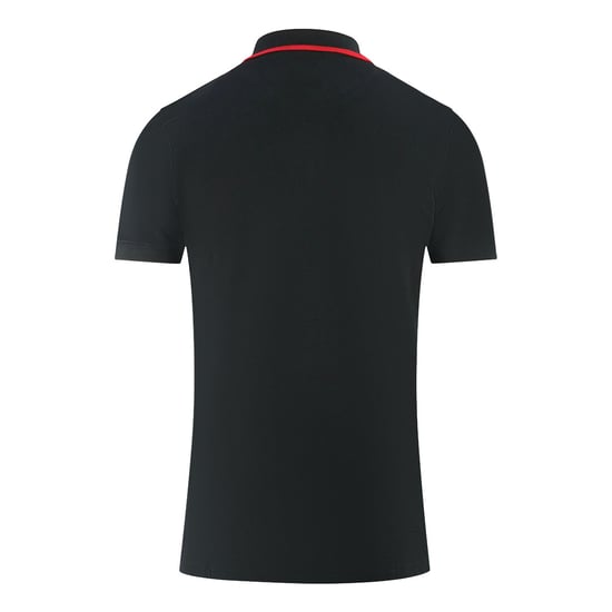 Aquascutum London 1851 Black Polo Shirt - Image 2