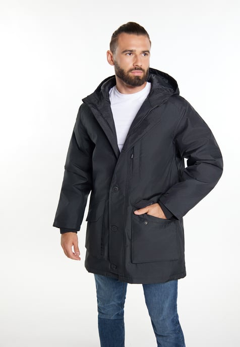 ICEBOUND Parka Heren zwart - Image 3